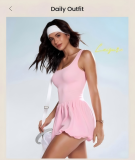 Fake two-piece one-piece short skirt pocket sports shorts