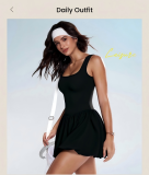 Fake two-piece one-piece short skirt pocket sports shorts