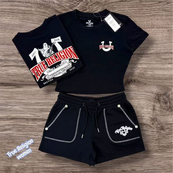 Printed top and shorts set