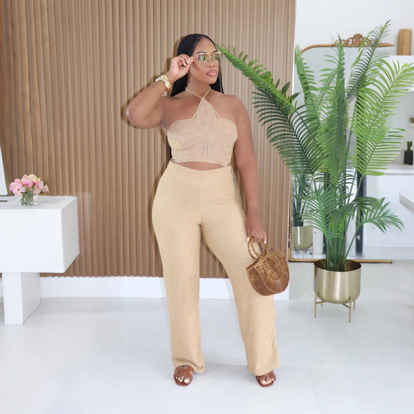 Strap pants set