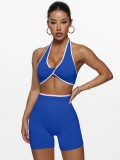 Bra yoga shorts two-piece set S946297845251-2