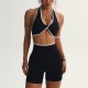 Bra yoga shorts two-piece set S946297845251-2