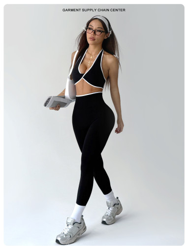 Bra yoga pants two-piece set S946297845251-1