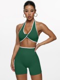 Bra yoga shorts two-piece set S946297845251-2