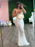 Half transparent camisole dress