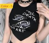 Printed slim fit top