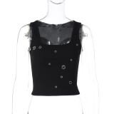 Cockpit solid color vest