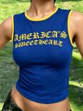 Letterless Sleeveless Short Vest YZ1184