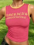 Letterless Sleeveless Short Vest YZ1184