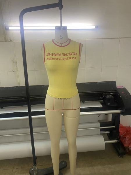 Letterless Sleeveless Short Vest YZ1184