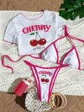 Apron three piece bikini set