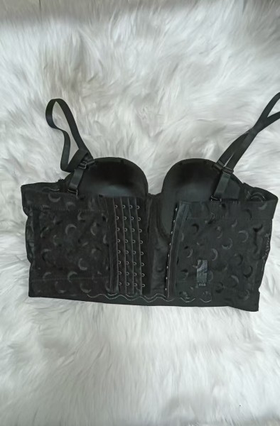 Lace strapless vest with chest cushion