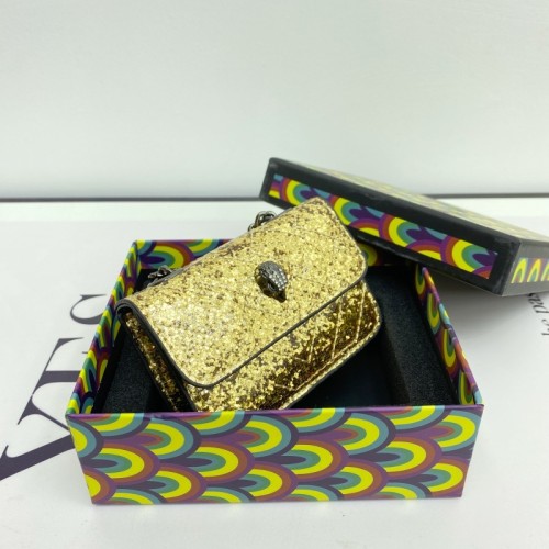 Colorful sequin mini bag with diamond grid embroidery thread mouth red envelope, single shoulder crossbody chain bag