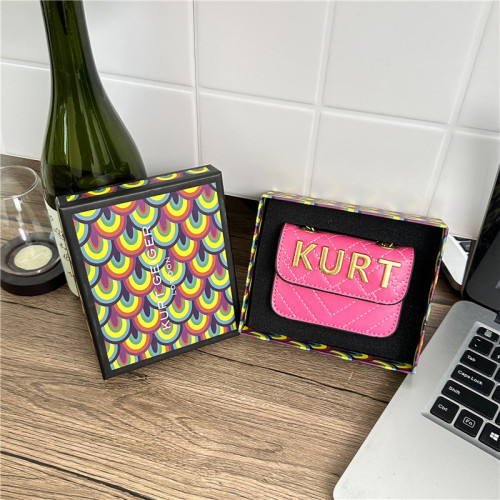 Letter shoulder small square bag mini crossbody chain mouth red envelope