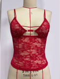 Lace camisole vest