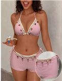 Lace up swimsuit, boxer shorts, bikini