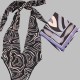 Printed bikini one-piece swimsuit+square scarf PH2554-2