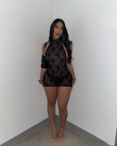 Nightclub lace dress, pajamas, nightgown