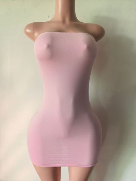 Tube top skirt Y300968
