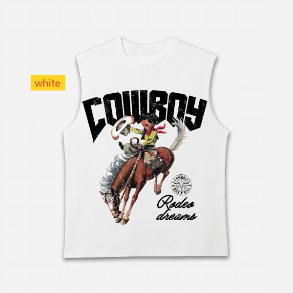 Cotton sleeveless vest