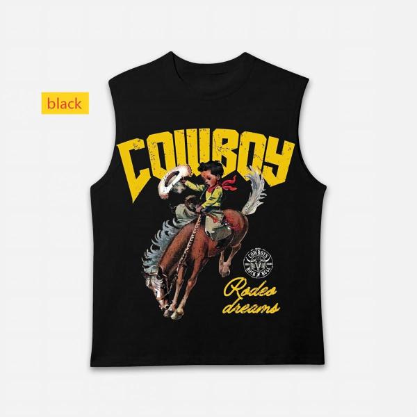 Cotton sleeveless vest