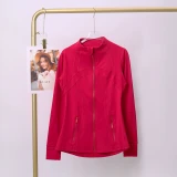 Stand up collar sports tight fitting breathable stretch jacket yoga jacket
