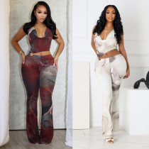 Hanging neck hollow jumpsuit Hanging neck hollow jumpsuit