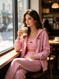 High quality women's suit jacket+vest+pants three piece set