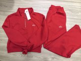High quality cotton women's set long sleeved jacket and long pants two-piece set