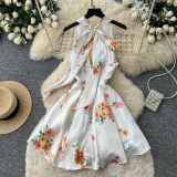 Floral sleeveless dress