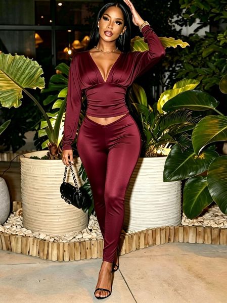 Long sleeved and long pants set MH1052