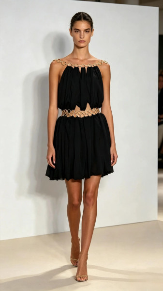Temperament Commuting Evening Dress A1077407788692