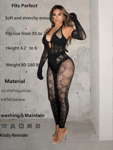 Outerwear hollow high waisted thick jumpsuit H7116