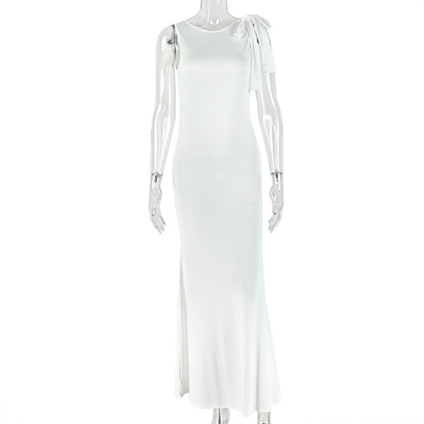 Round neck banquet president's dress JD305591