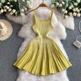 Backless camisole dress A973461046678