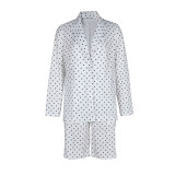 Two piece suit with polka dot and shorts AL205-1