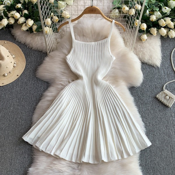 Backless camisole dress A973461046678