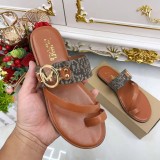 Metal buckle flat bottomed presbyopia slippers S966553396092