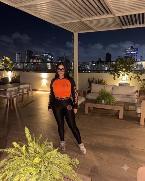 Elastic long sleeved long pants two-piece set FC1608