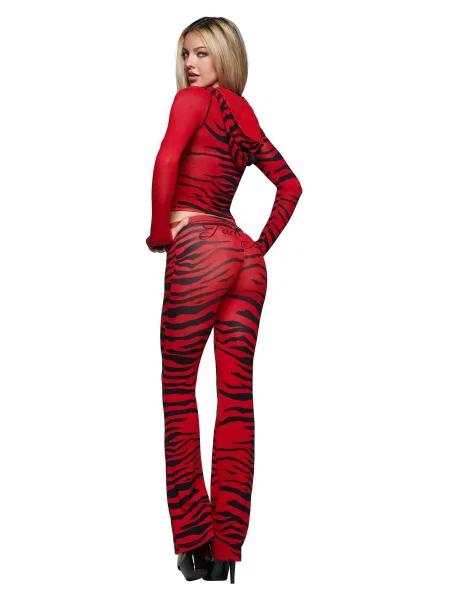 Printed Hooded Long Sleeved Two-piece Set HR25071-2