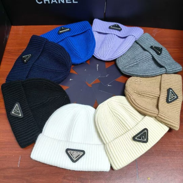 Autumn and winter versatile knitted melon skin hat S951796297009