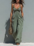 Slips and sleeveless jumpsuit A1047346764718
