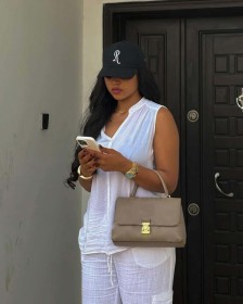Sleeveless shirt long shirt long pants two-piece set SH7403