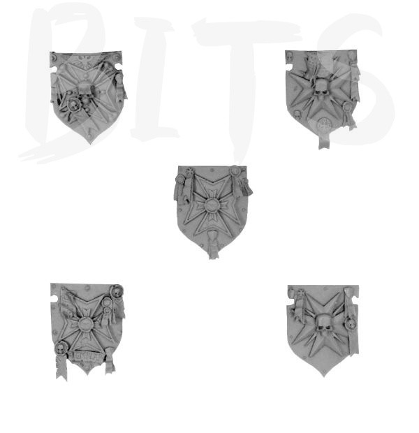 Black Templars Terminator Storm Shields bits