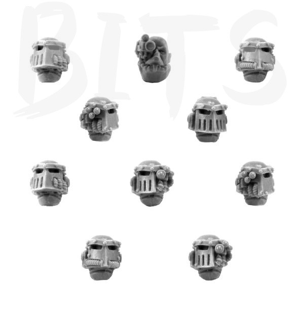Iron Hands Legion Heads Upgrade Set bits