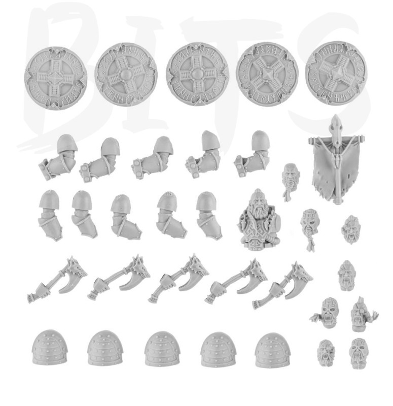 Space Wolves Legion Grey Slayers Upgrade Pack 1 bits