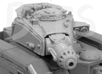 Modified Ryza Pattern Leman Russ Executioner Turret bits