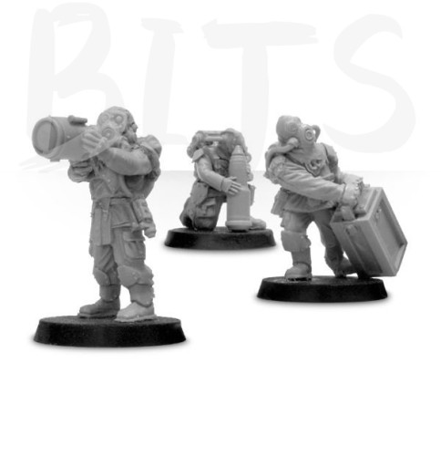 Renegade Militia Artillery Crew bits