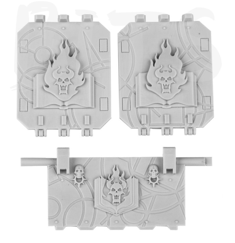 Word Bearers Legion Land Raider Doors bits