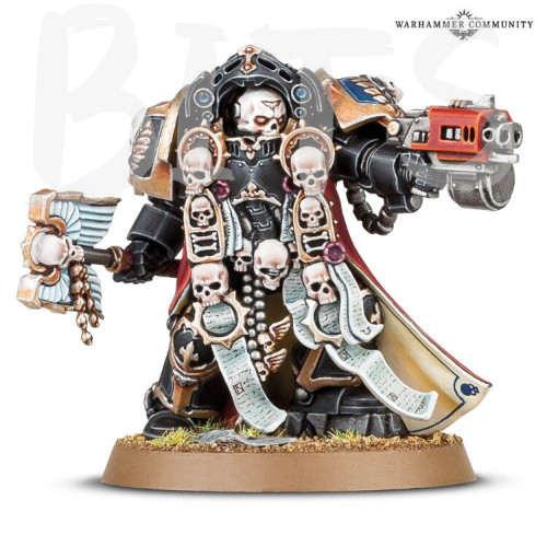Exclusive Space Marine Terminator Chaplain bits